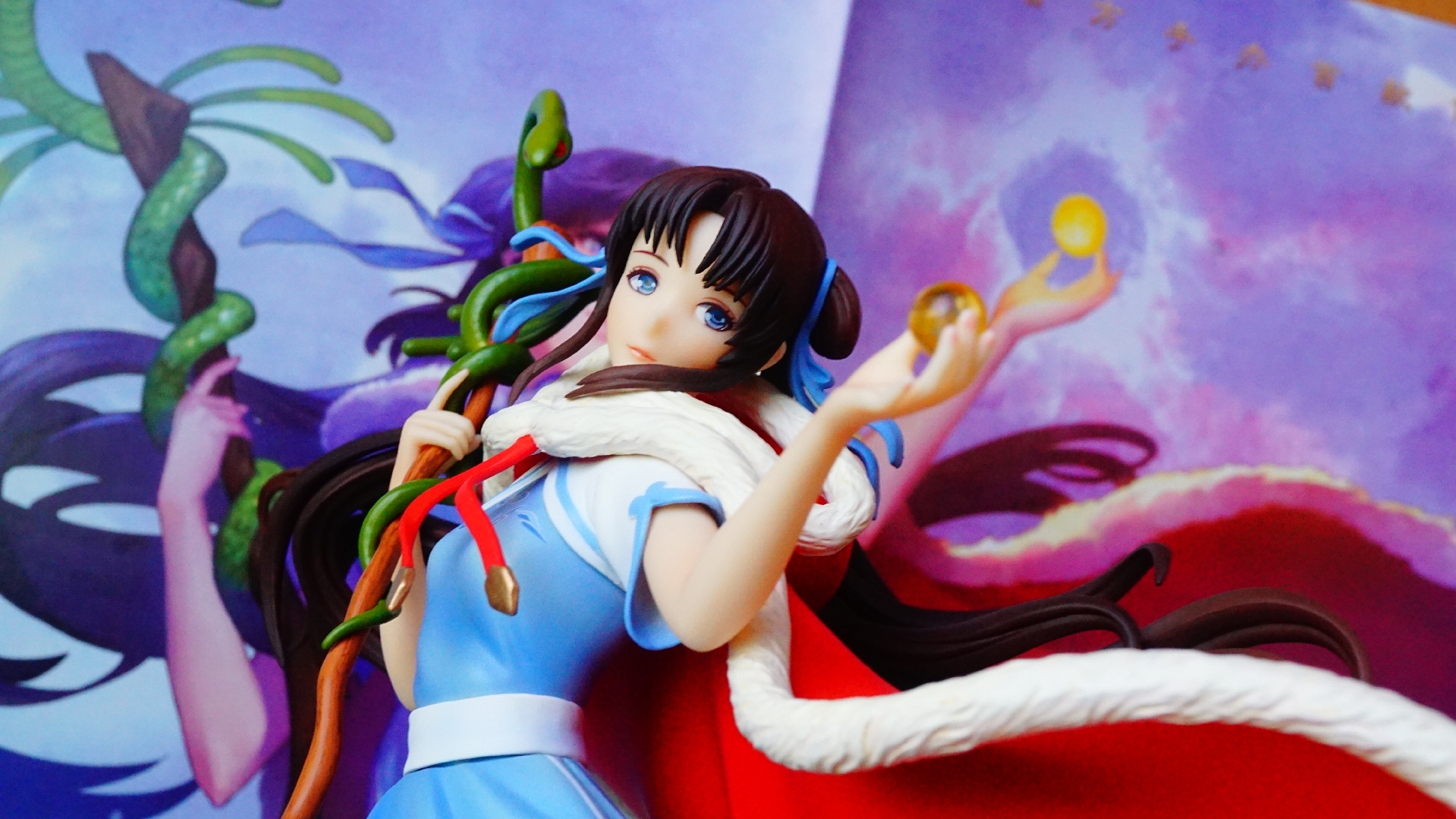 只能把灵儿捧出了,不得不说,夹心酱的蛇尾和灵儿真的很搭配@仙剑奇侠