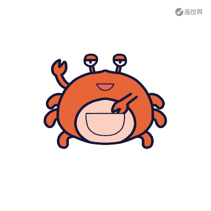 厚礼蟹 表情包图片