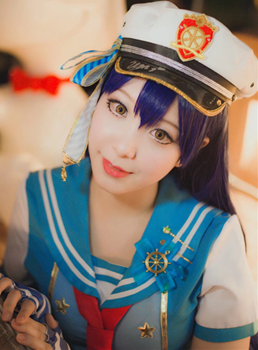 圆滚滚的小H CosPlay LoveLive园田海未