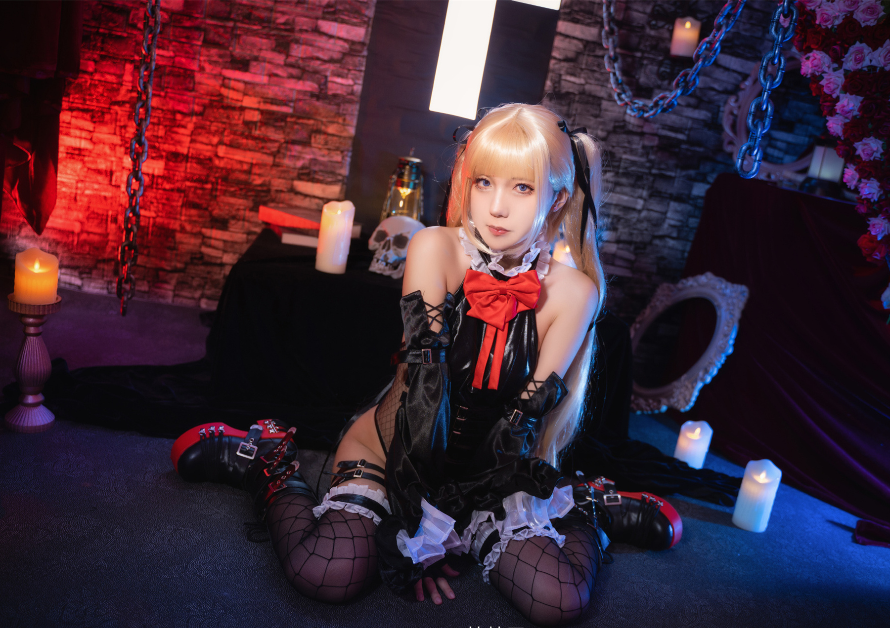 Yume梦梦子死或生玛莉萝丝同人Cosplay8