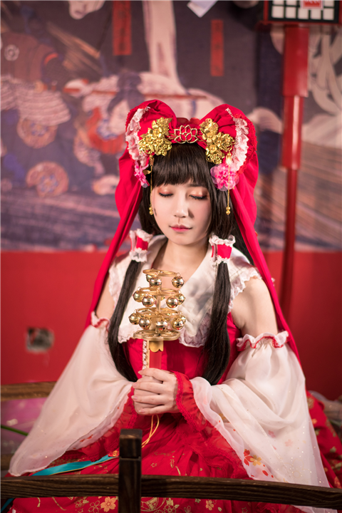 雪殇东方project博丽灵梦Cosplay3