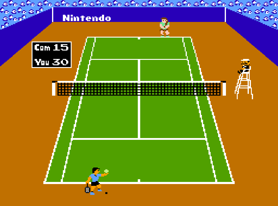 FC 网球 Tennis 游戏截图
