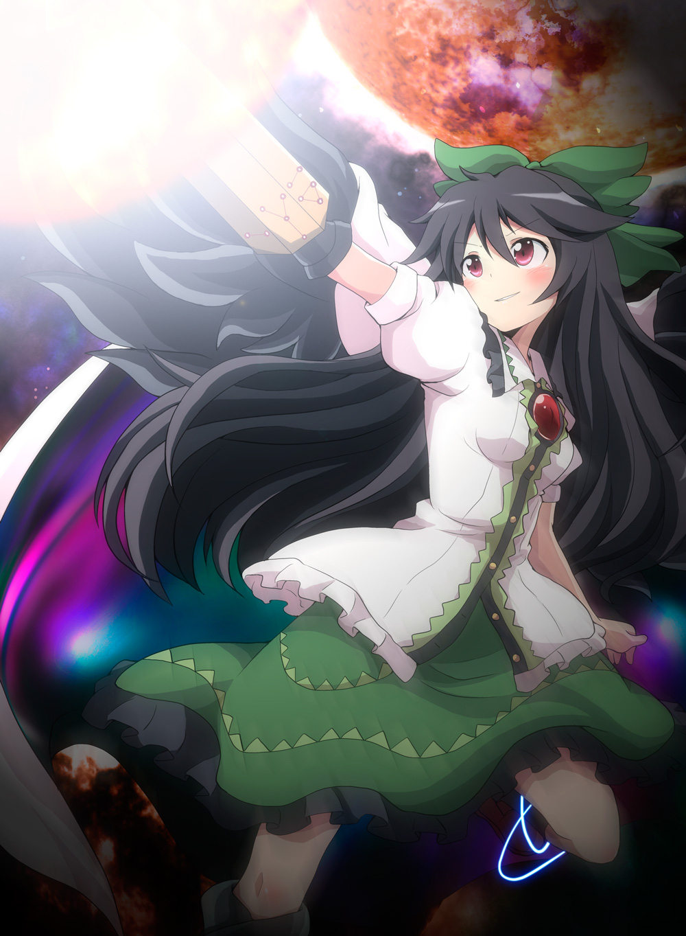 天空灵核 画师:まさち  id:17104283  #东方project# #东方趣图