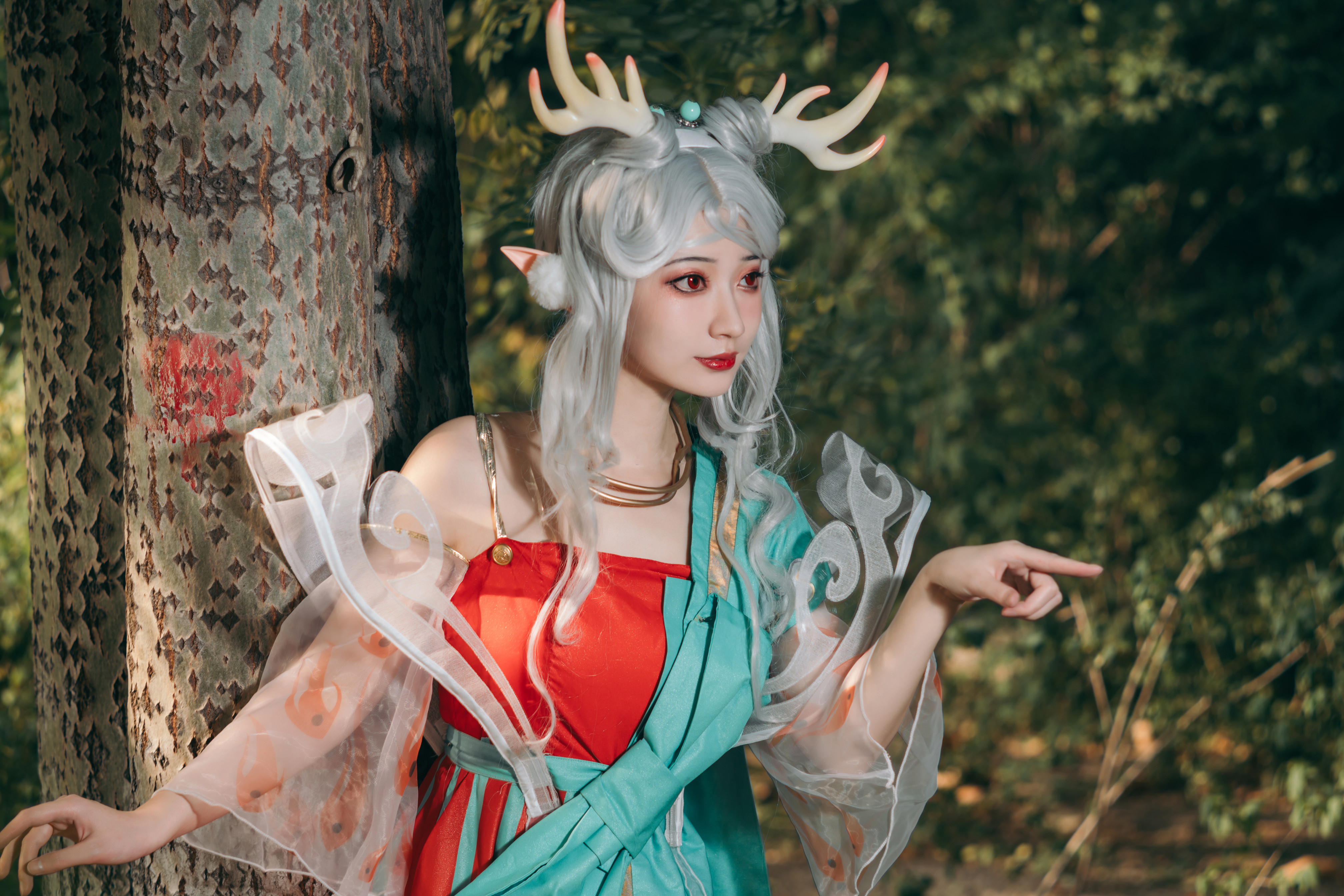 桃墨王者荣耀瑶瑶公主CosPlay6