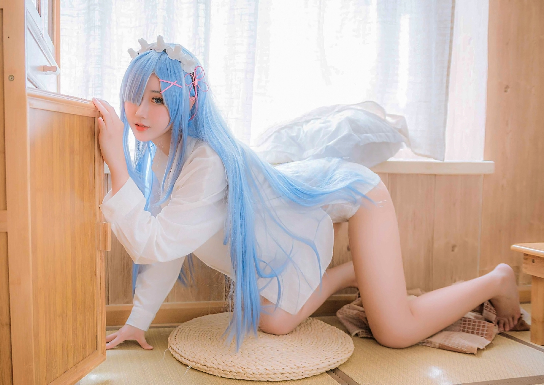 羽生三未蕾姆同人Cosplay8