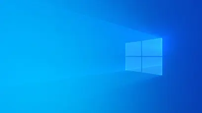 蓝色Windows标 场景 风格 颜色 4K