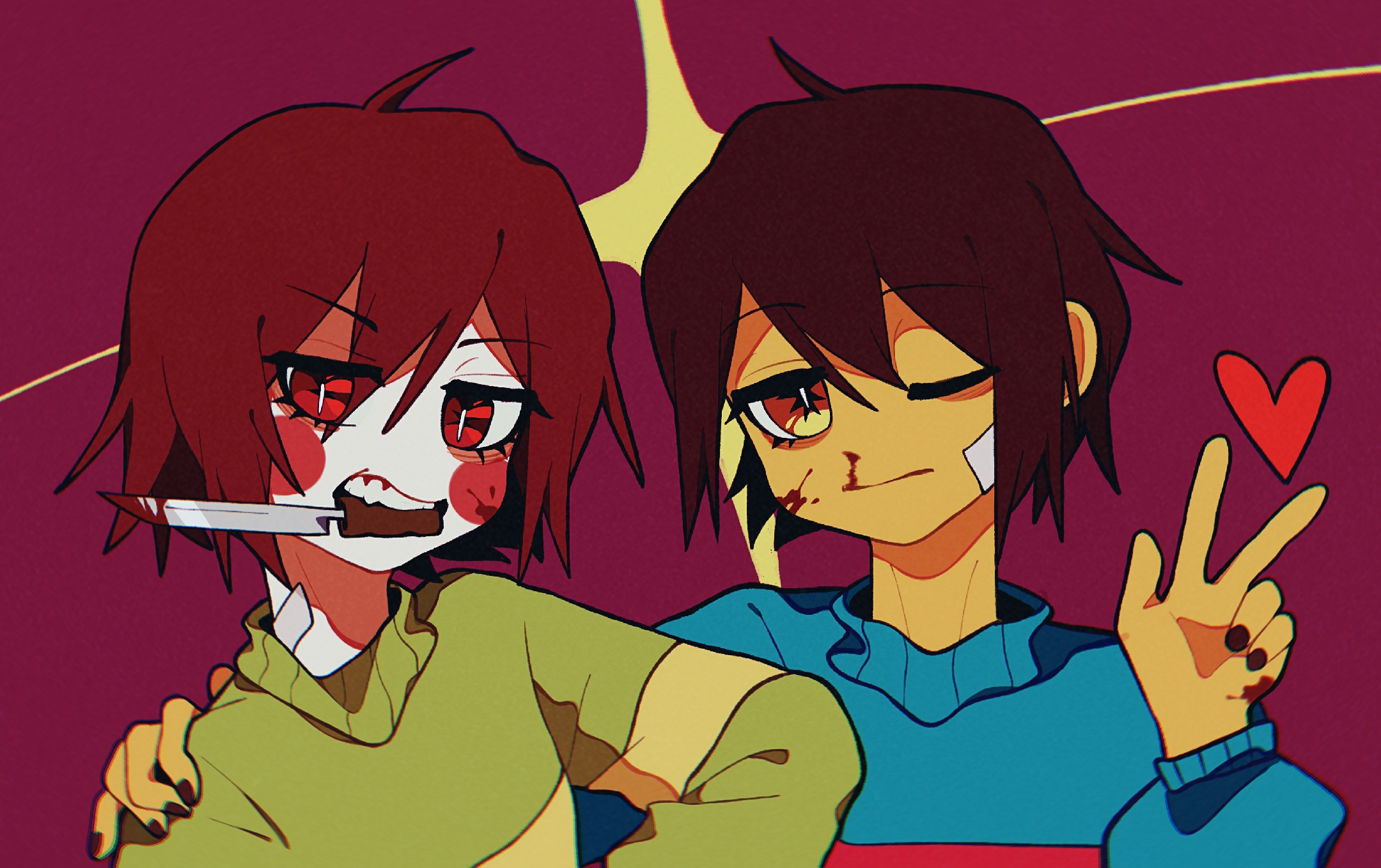 undertale##chara##asriel##羊猹# 攒攒【】包括几百年前画的我也一