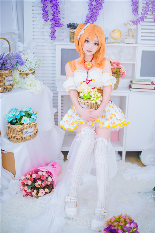 蓝裳LoveLive穗乃果Cosplay1