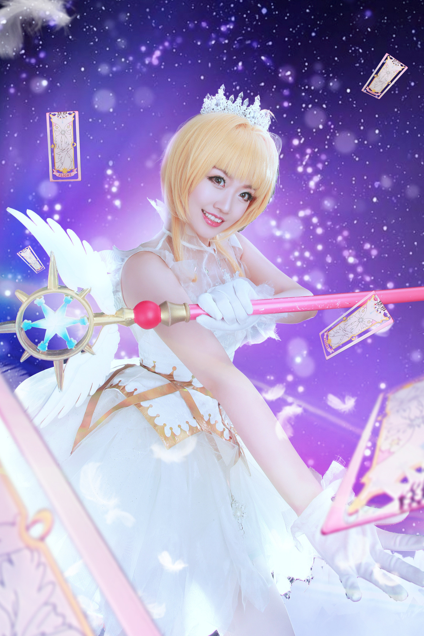 Luna娘娘魔卡少女樱CLEAR CARD篇木之本樱cosplay8