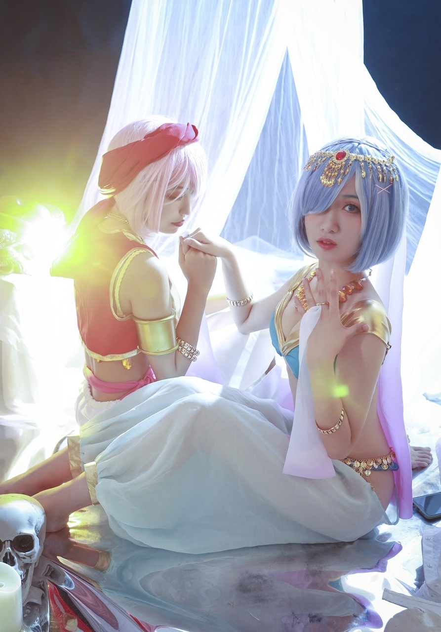 叶唯唯星辰拉姆蕾姆阿拉伯之夜Cosplay6