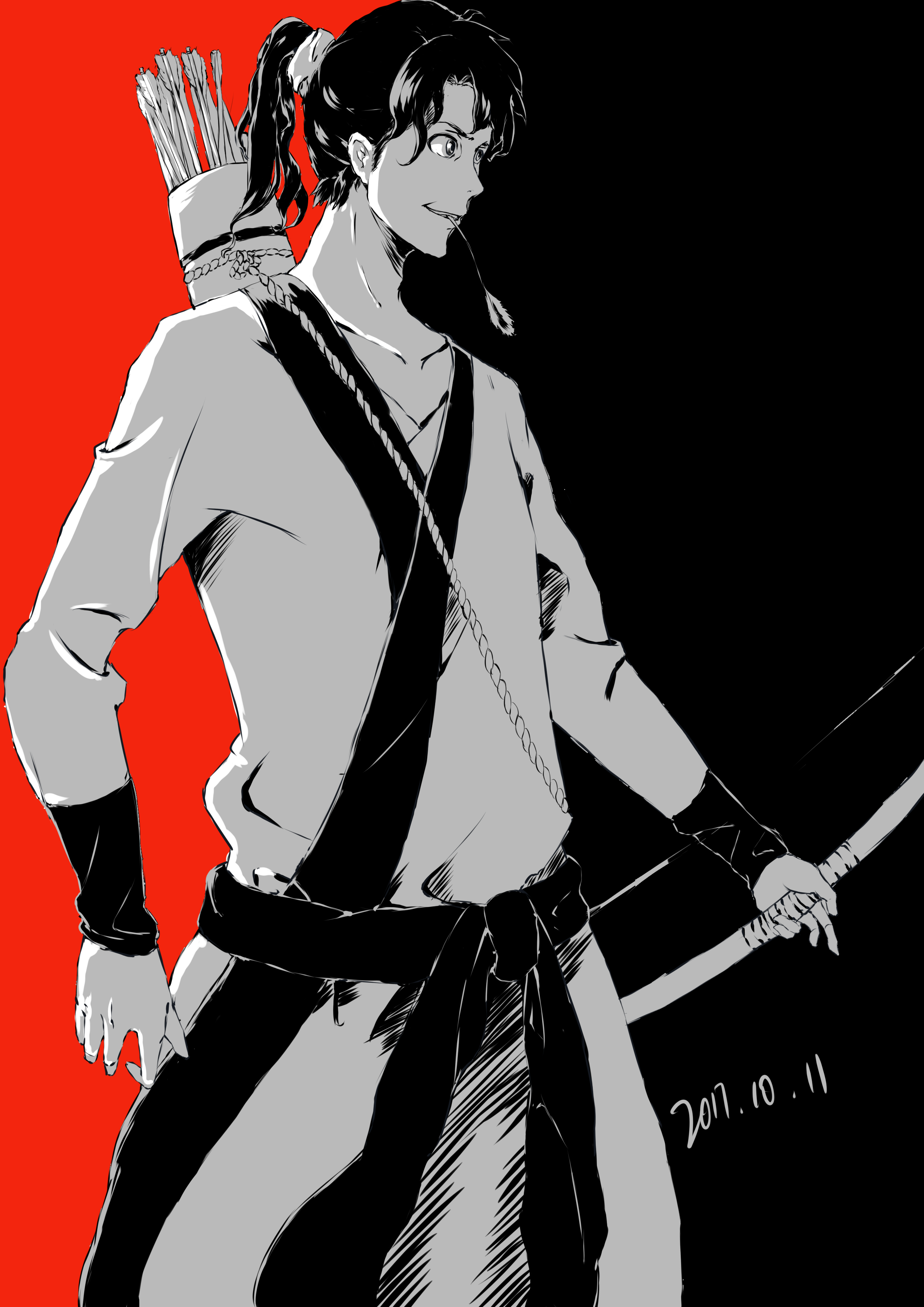 p5上色风格人物原创