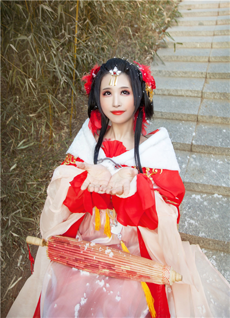 虚空_澪绫剑网三阳春雪萝莉Cosplay6