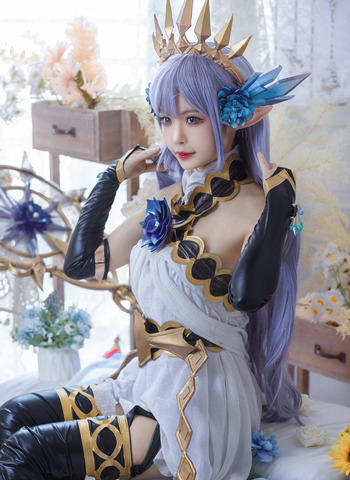 五杀腿毛在微笑CosPlay碧蓝幻想莉莉