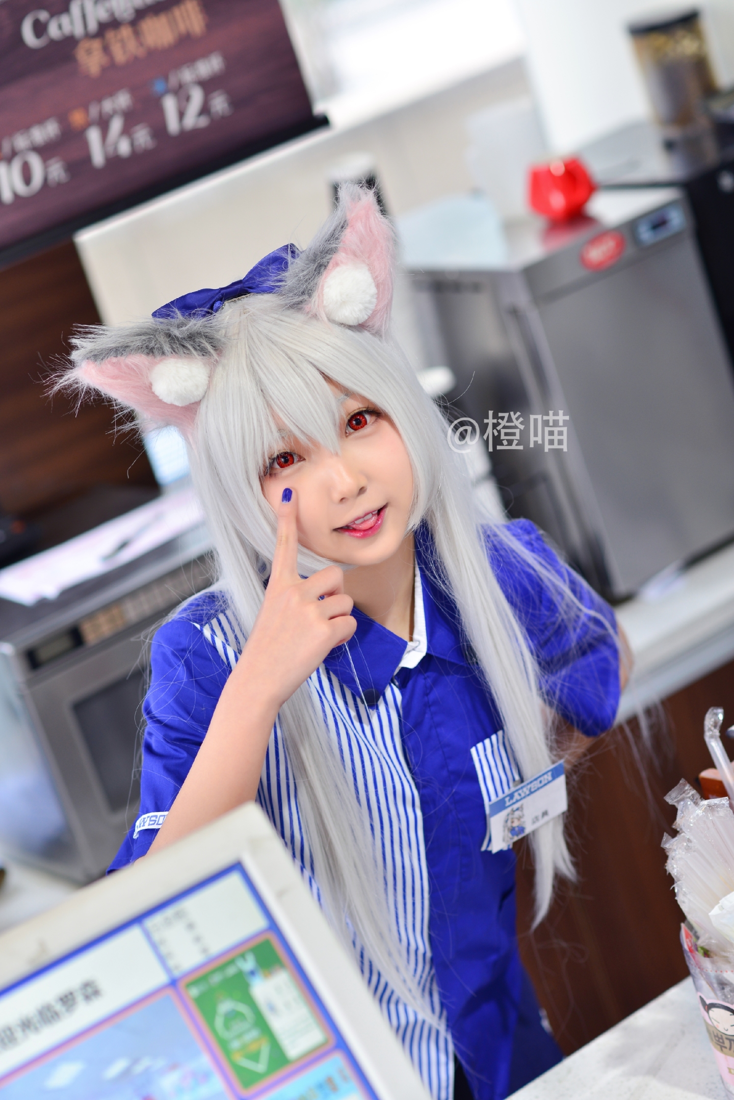 橙喵碧蓝航线夕立cosplay6