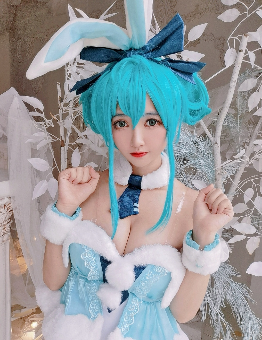 鳗鱼霏儿初音兔女郎cosplay4