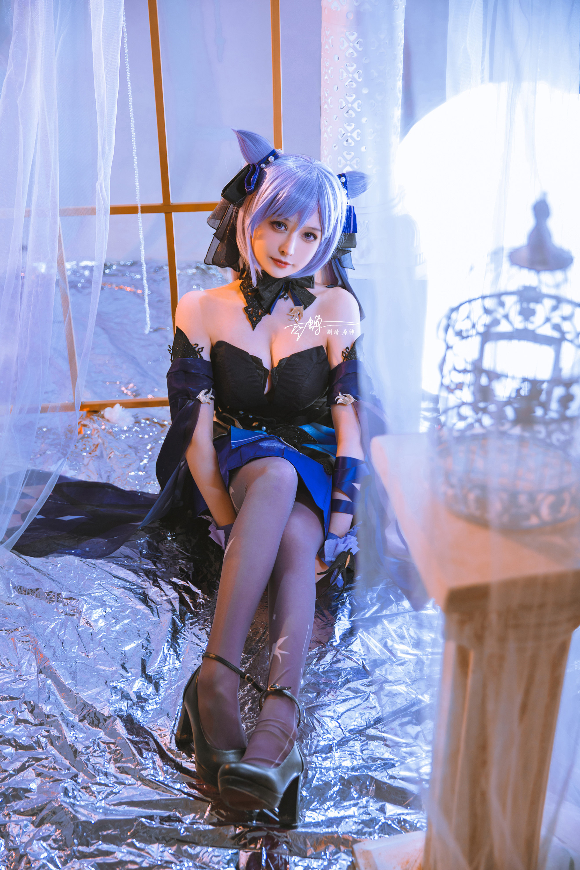 空蝉Utsusemi原神刻晴霓裾蹁跹CosPlay7