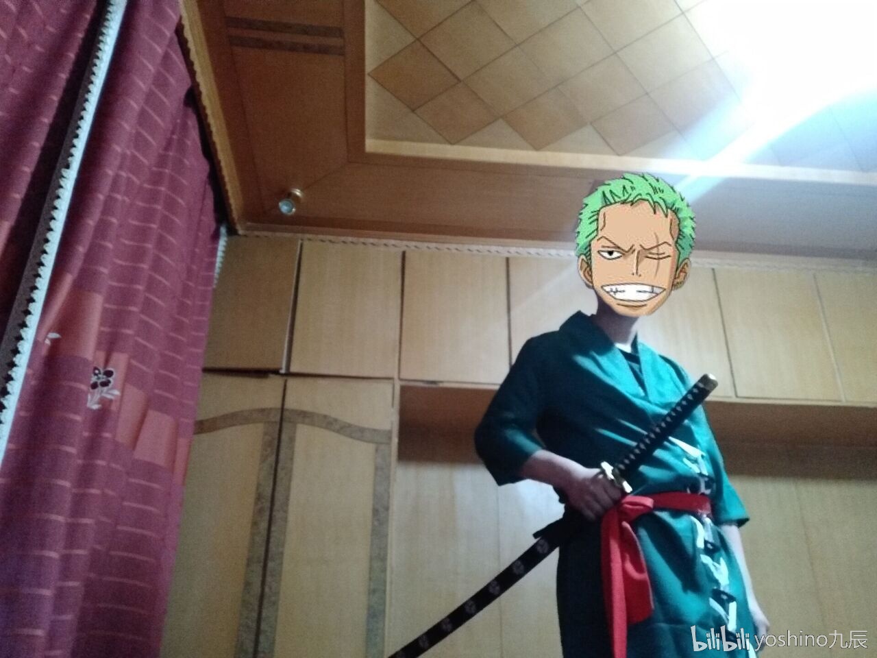 (黝白)索隆cos _ i濑户灿i _ 哔哩哔哩相簿