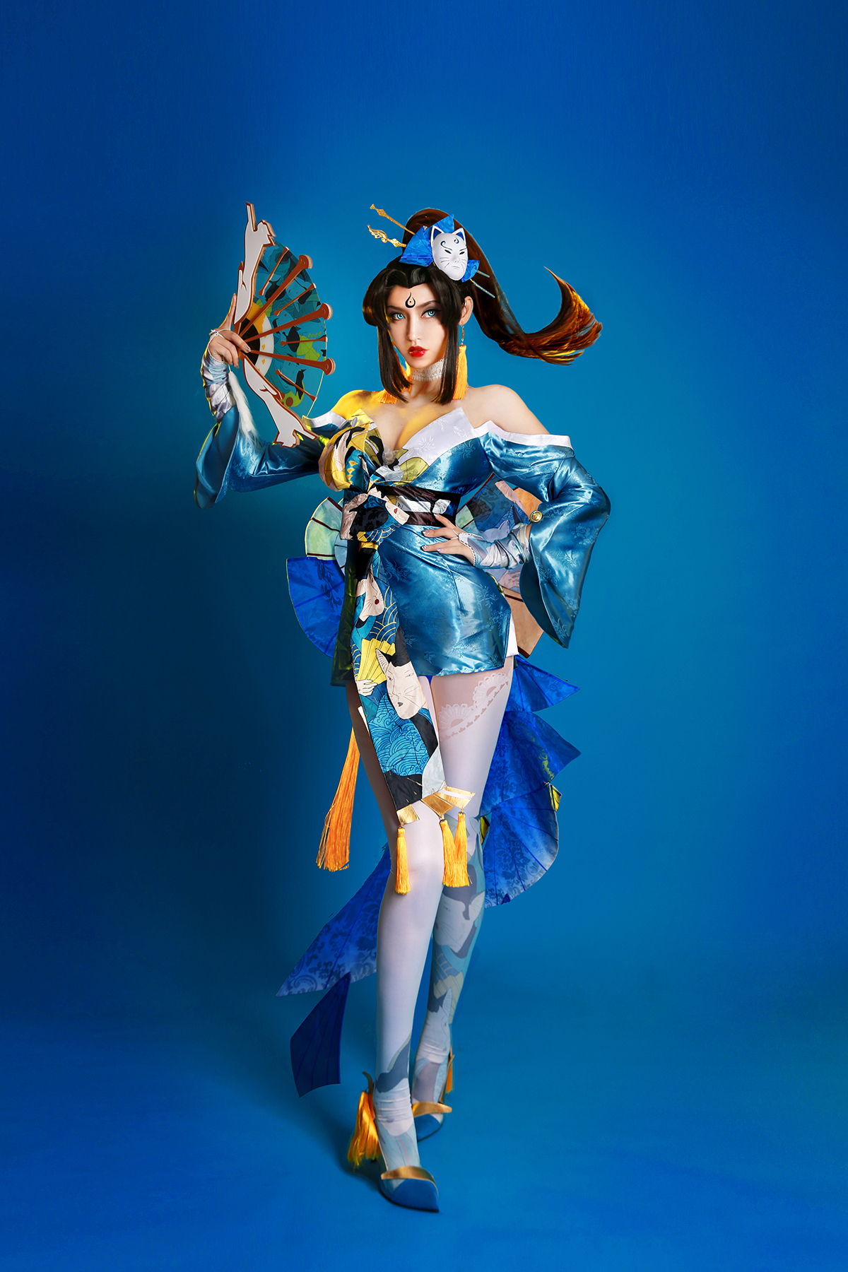 Arisa鬼鬼缨王者荣耀不知火舞魅语cosplay1