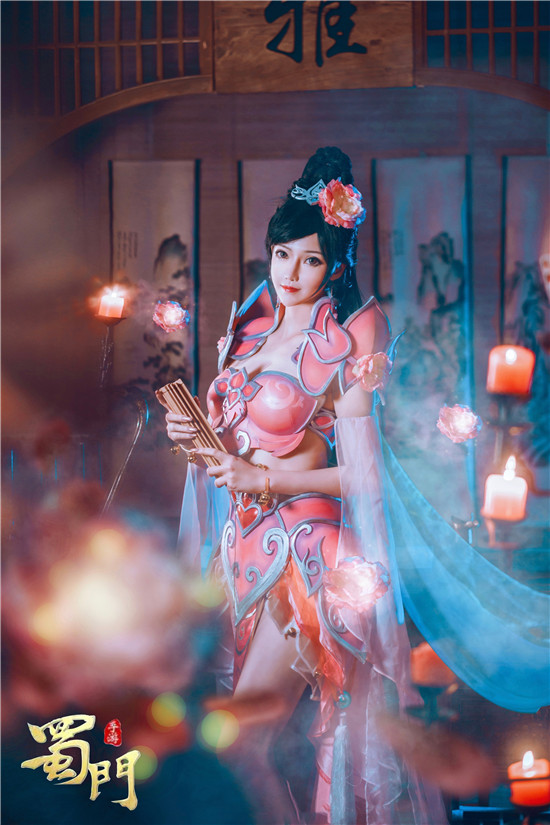 露兒大魔王蜀门手游百花CosPlay1