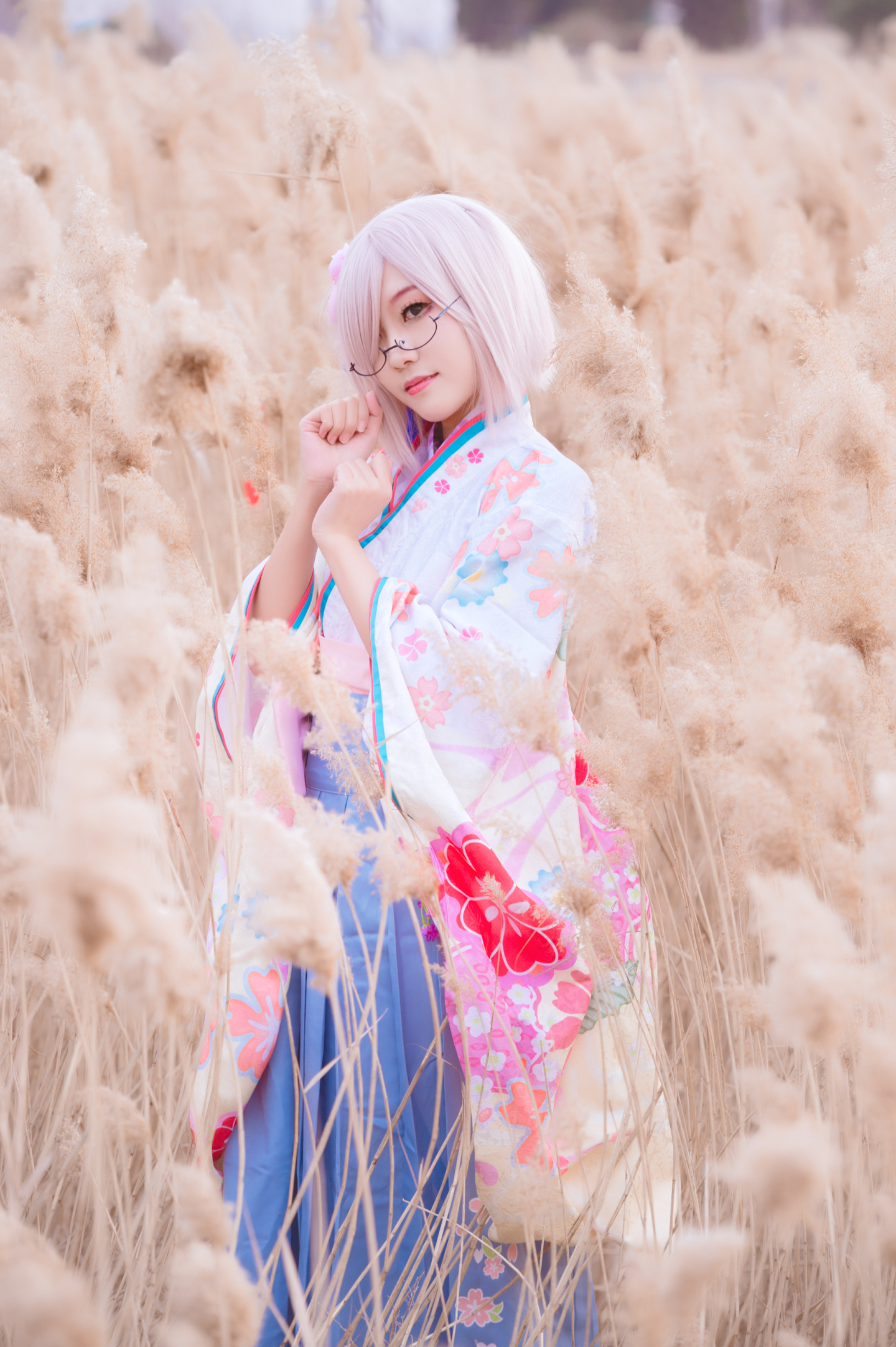 叶唯玛修新年和服Cosplay2