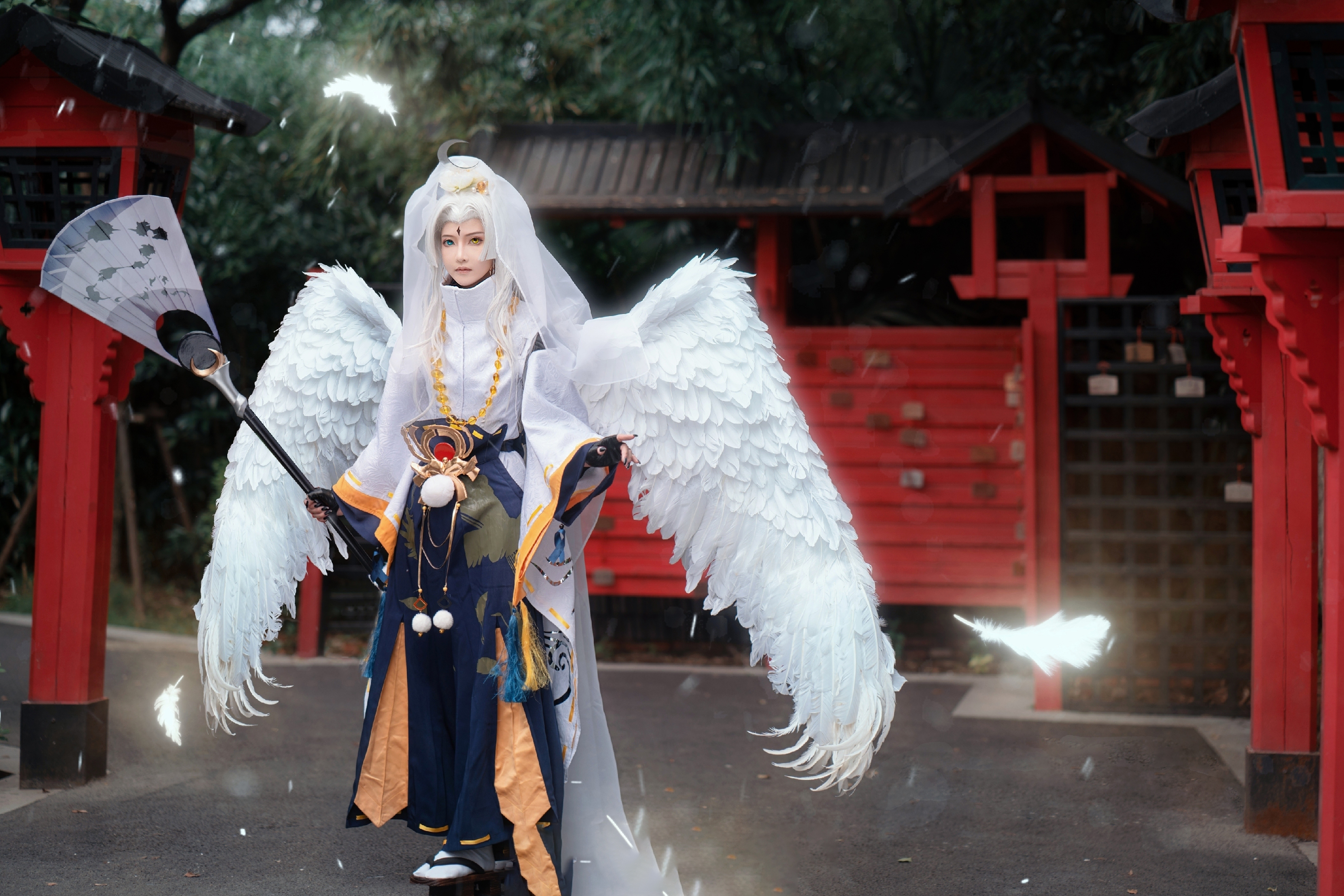 露兒大魔王阴阳师少羽大天狗cosplay1