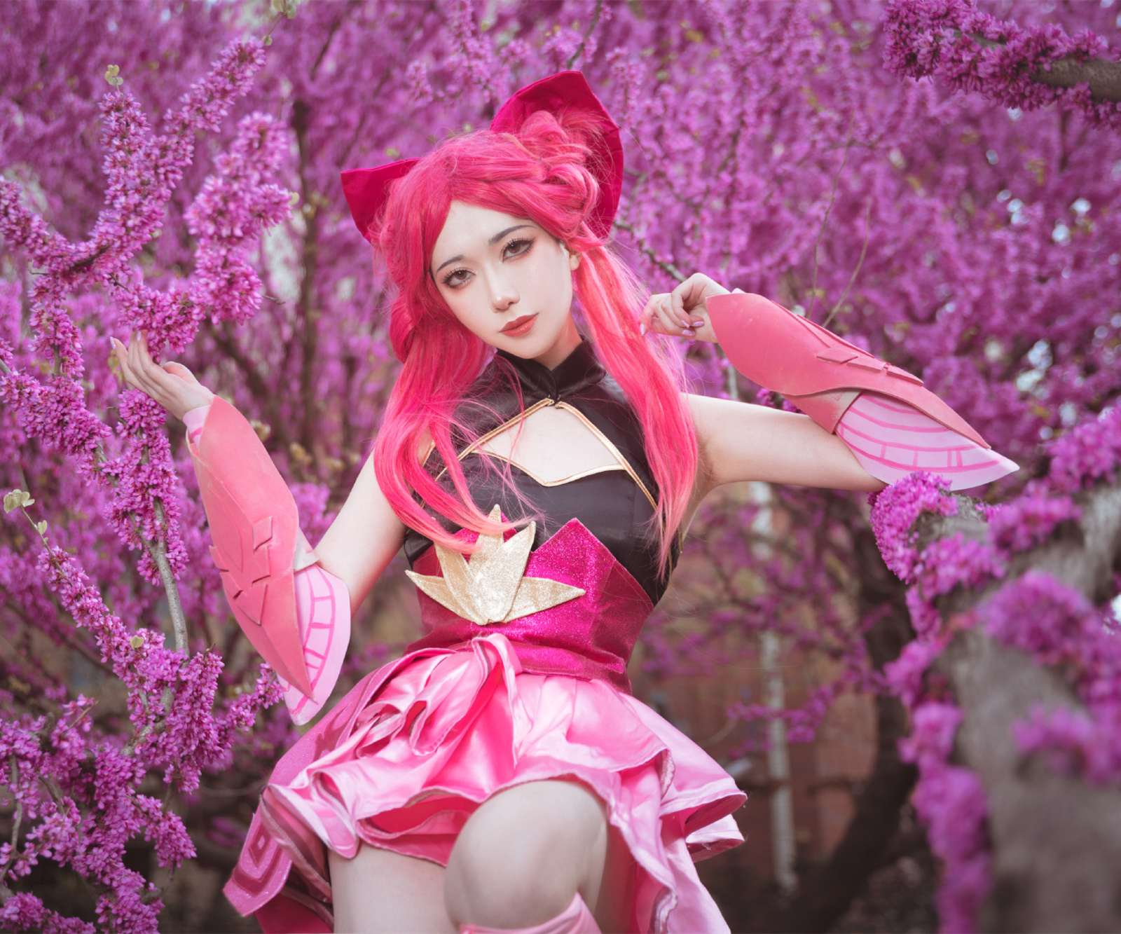 银次王者荣耀孙尚香蔷薇恋人cosplay4