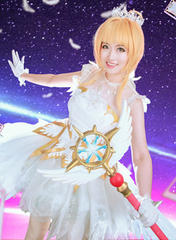 Luna娘娘CosPlay魔卡少女樱CLEAR CARD篇木之本樱