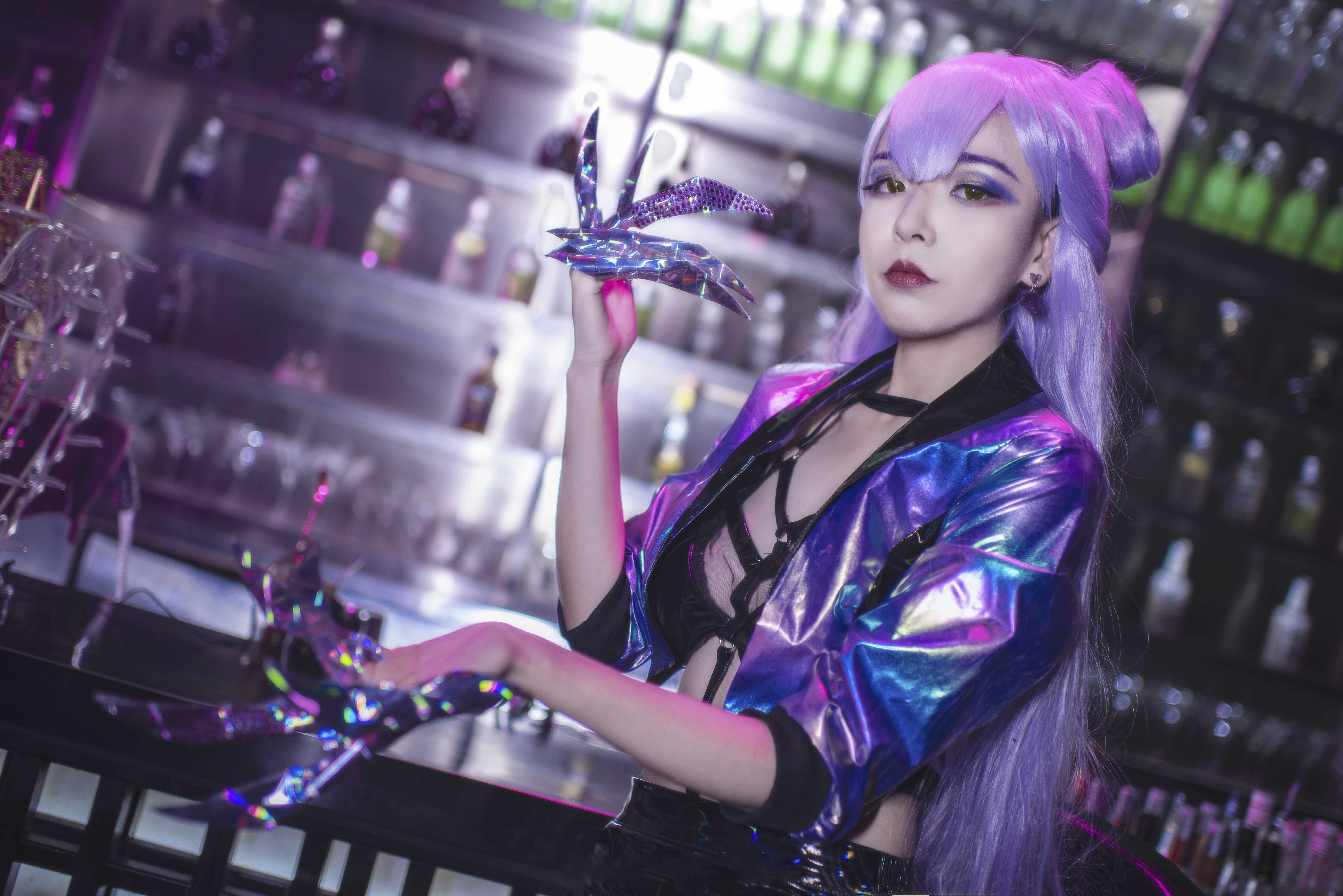 ShiQi十七骷英雄联盟kda伊芙琳Cosplay5