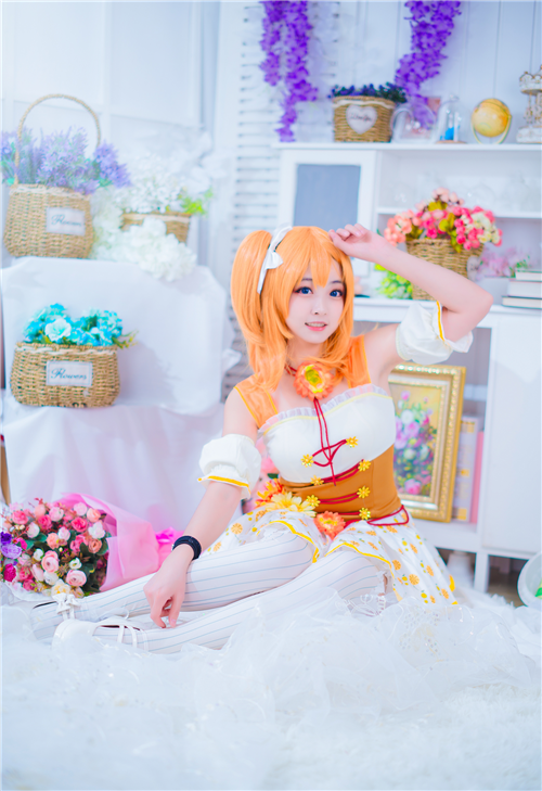 蓝裳LoveLive穗乃果Cosplay5