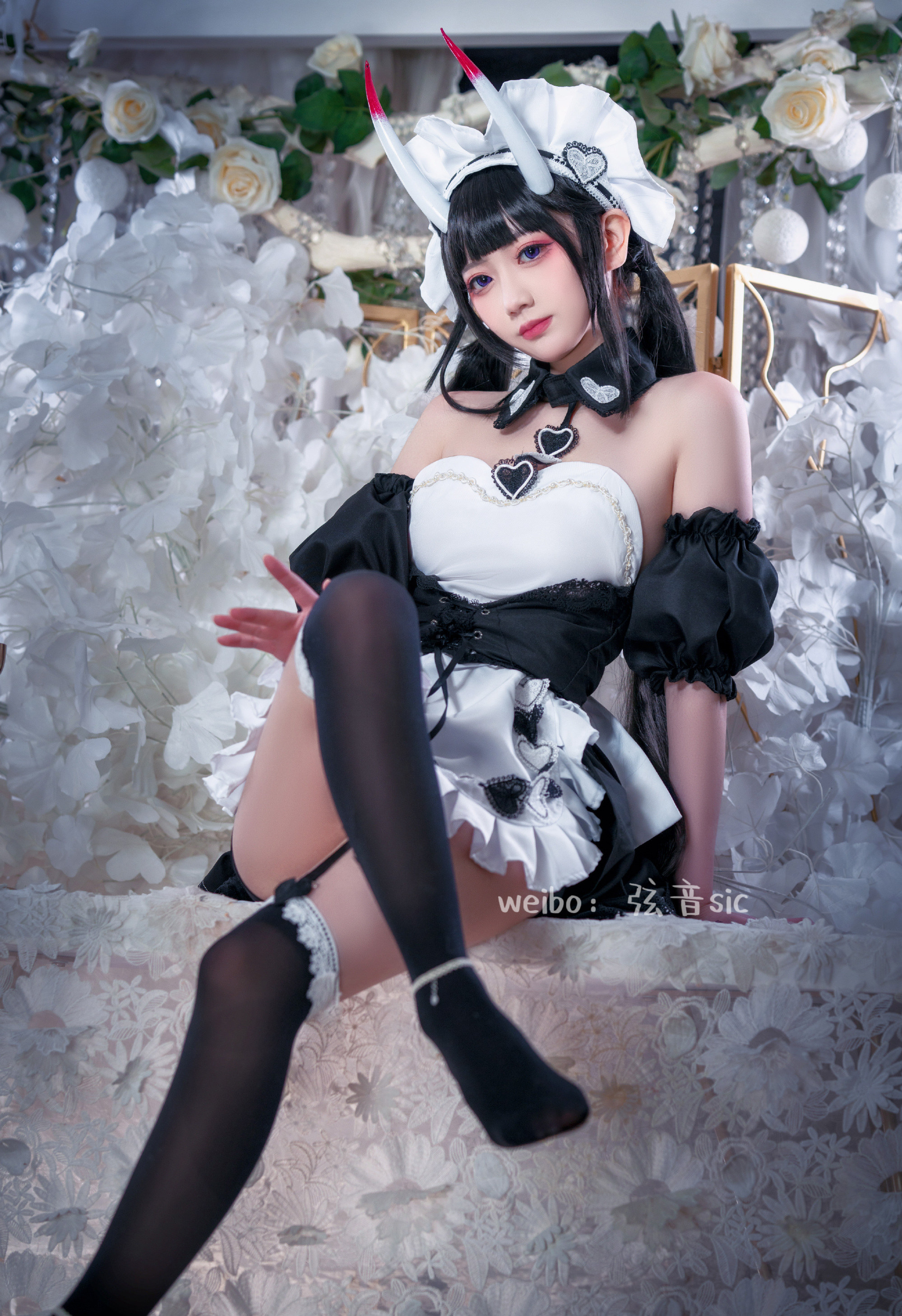 弦音sic能代貅女仆cosplay5