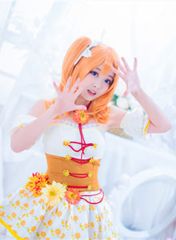 蓝裳LoveLive穗乃果Cosplay