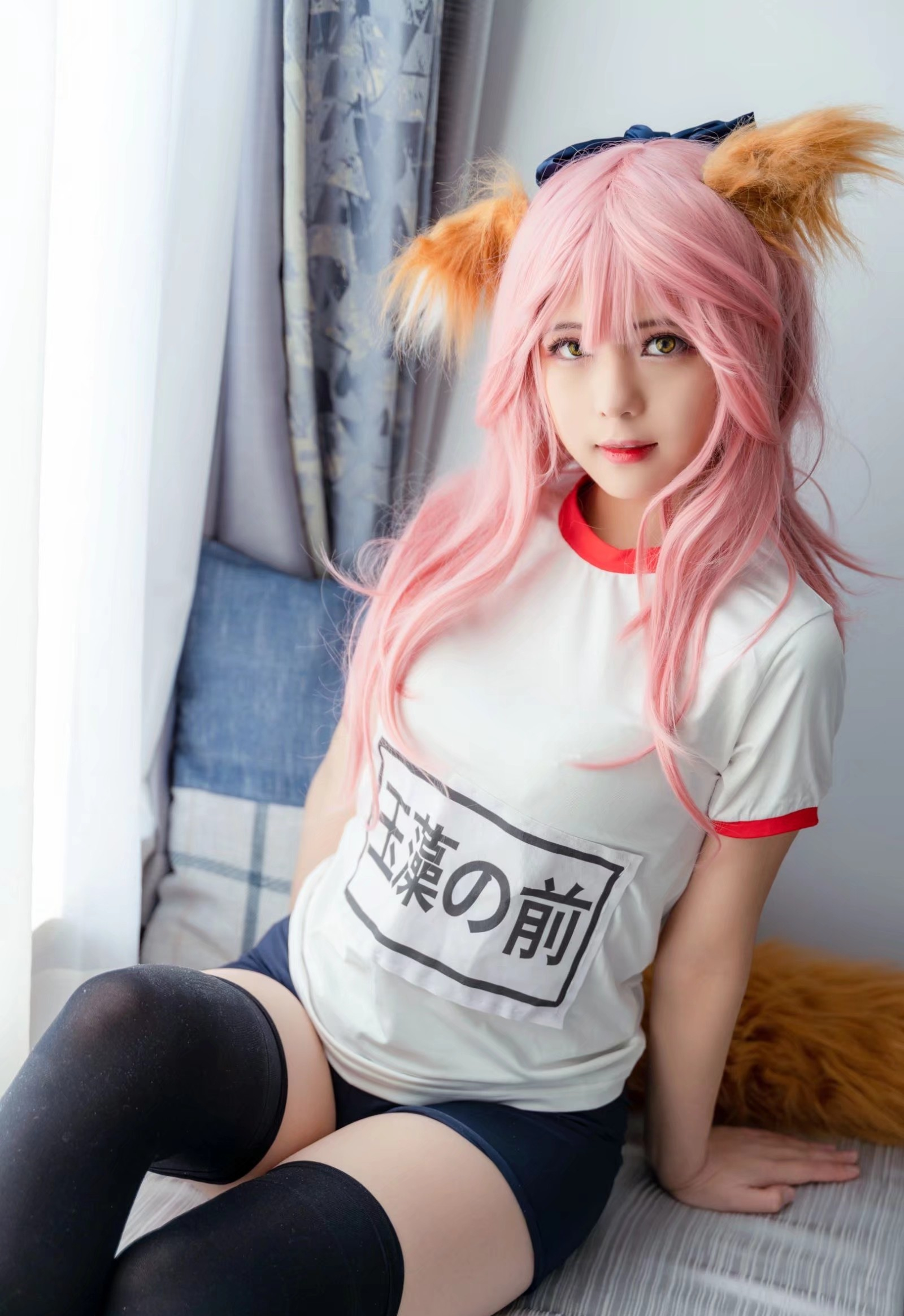 包纸爱酱不好吃玉藻前体操服cosplay3