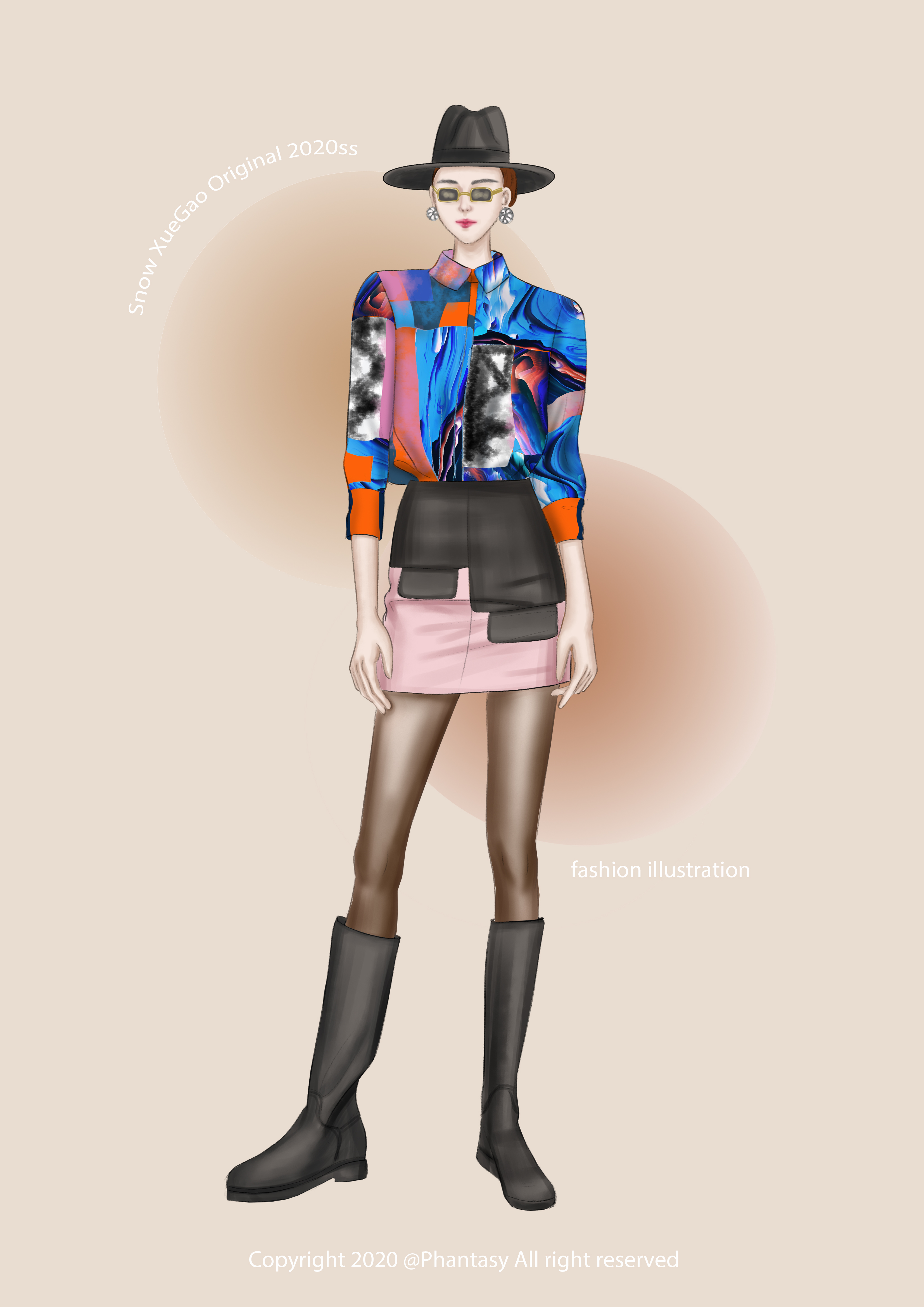 8张服装效果图时尚插画