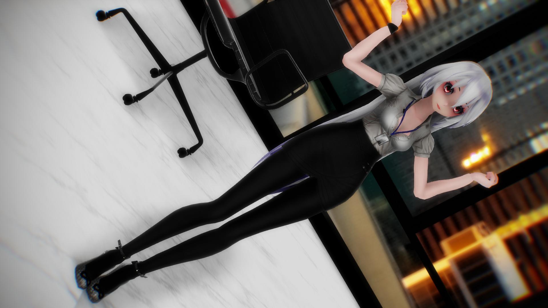 ol装弱音mmd截图集锦