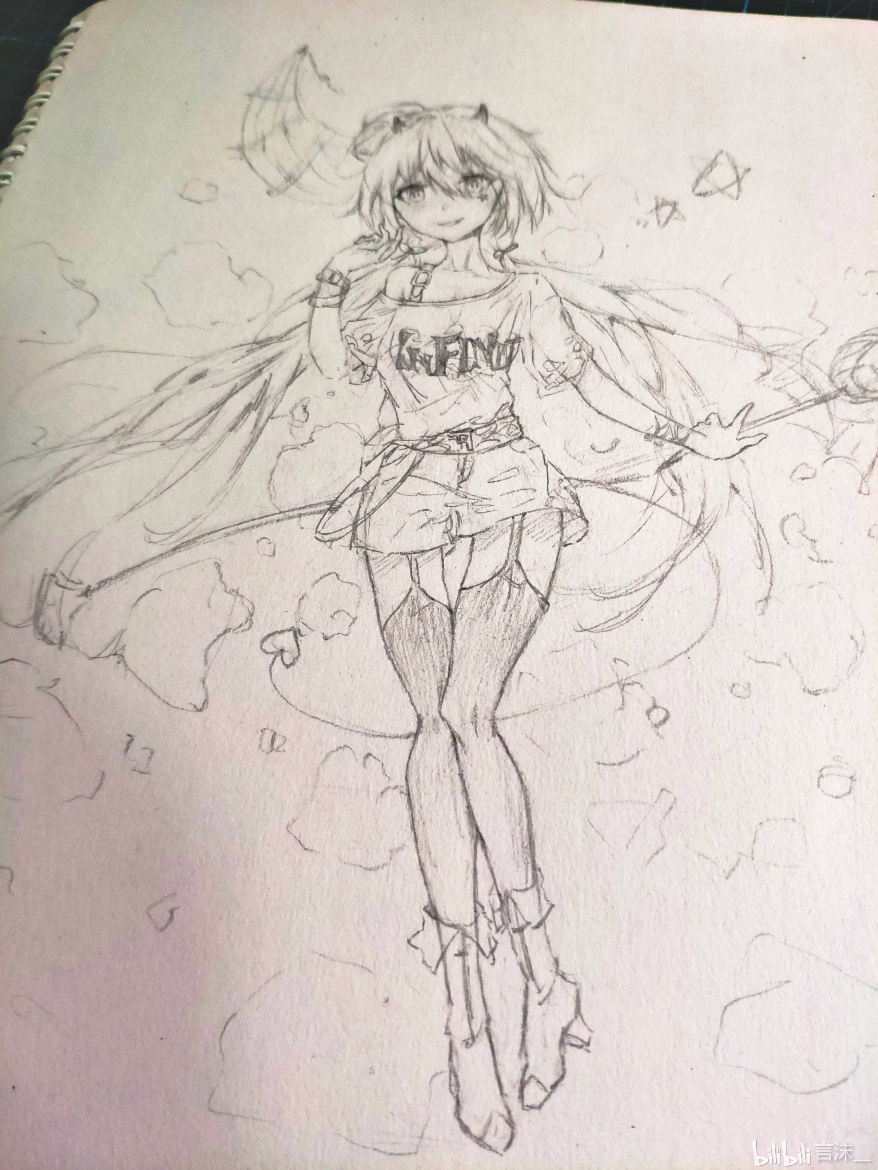 洛天依#好久没画画了[洛天依_恰柠檬]