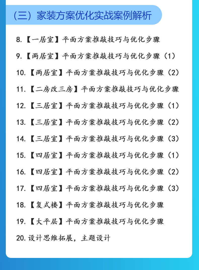 室内设计户型方案优化全面系统提升教程_哔哩哔哩_bilibili
