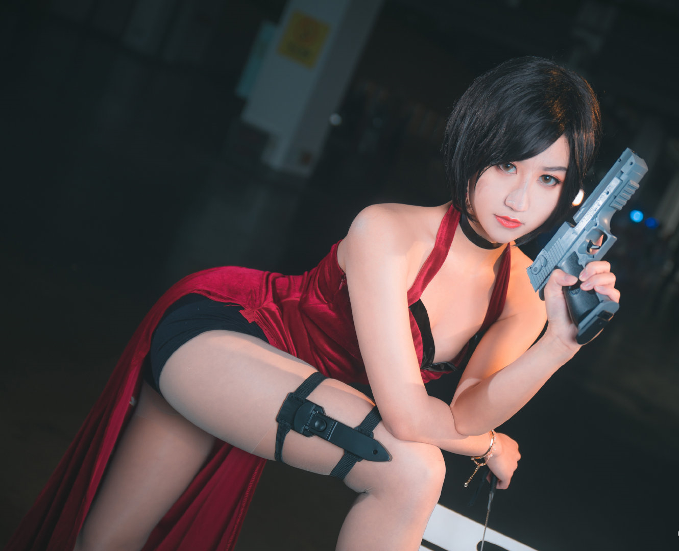 Vv子教授生化危机艾达王CosPlay6