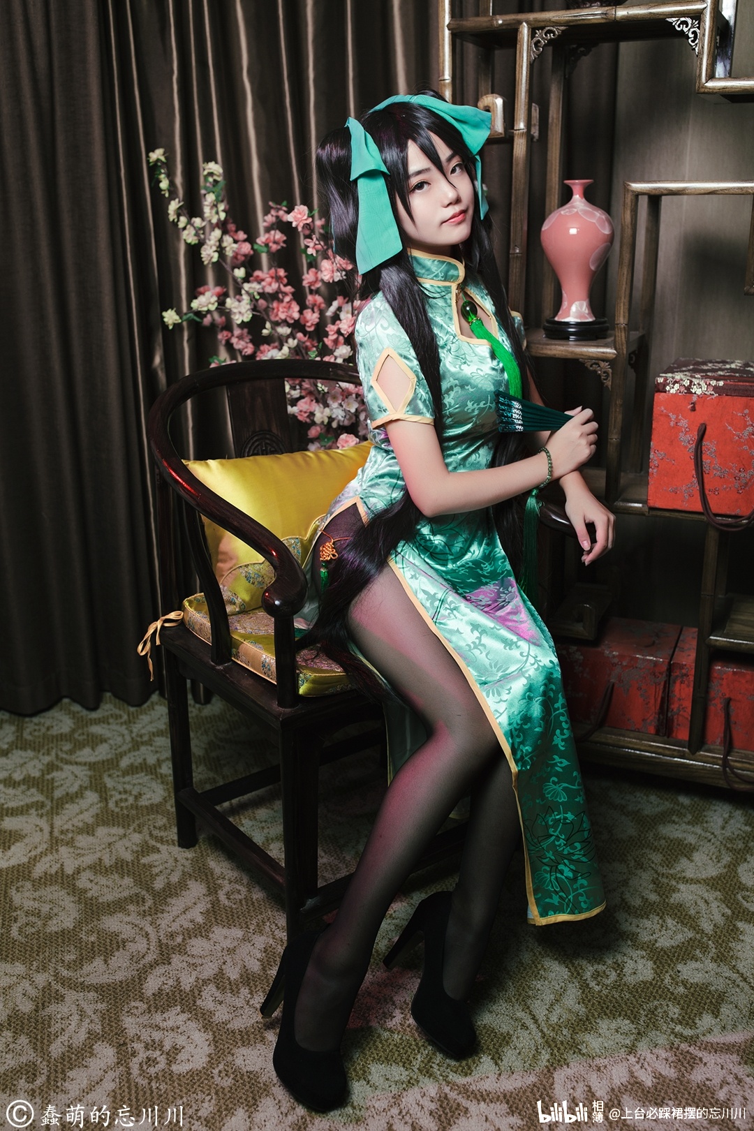 王者荣耀同人cos孙尚香小乔旗袍