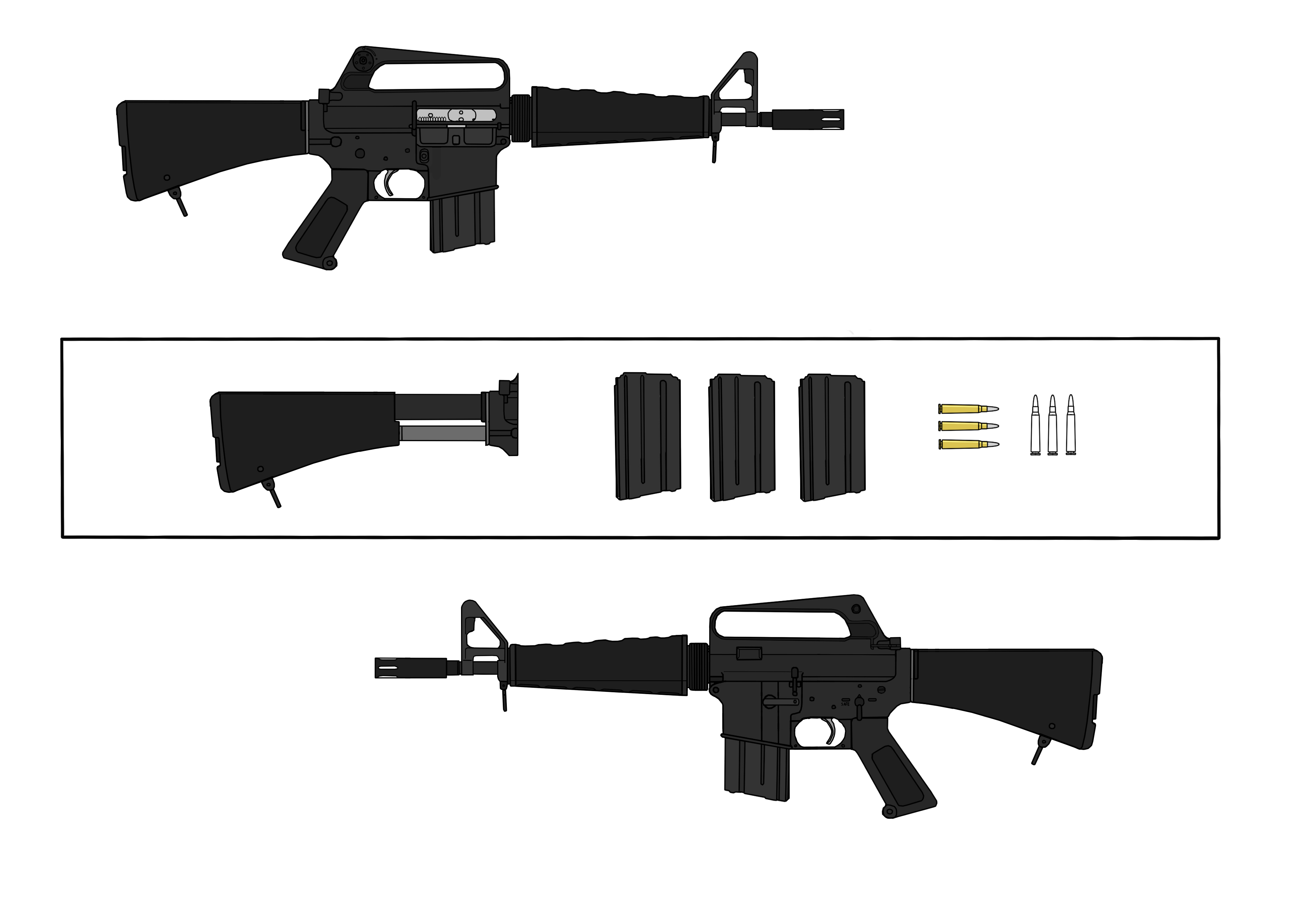 柯尔特m607冲锋枪(smg)