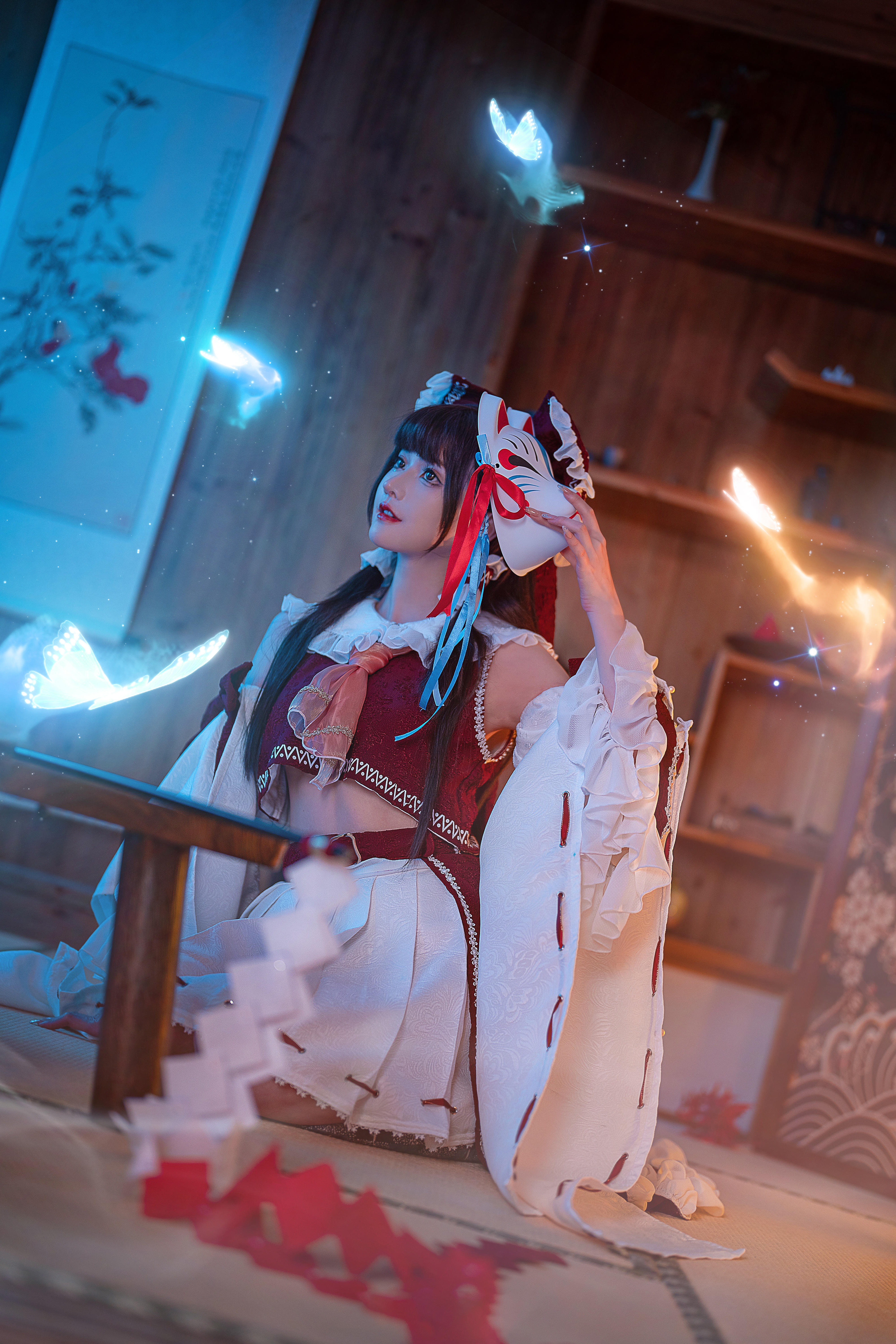 露兒大魔王玛莉嘉和博丽灵梦CosPlay8