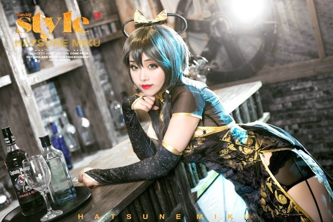 小幻仔洛天依金丝雀cosplay6