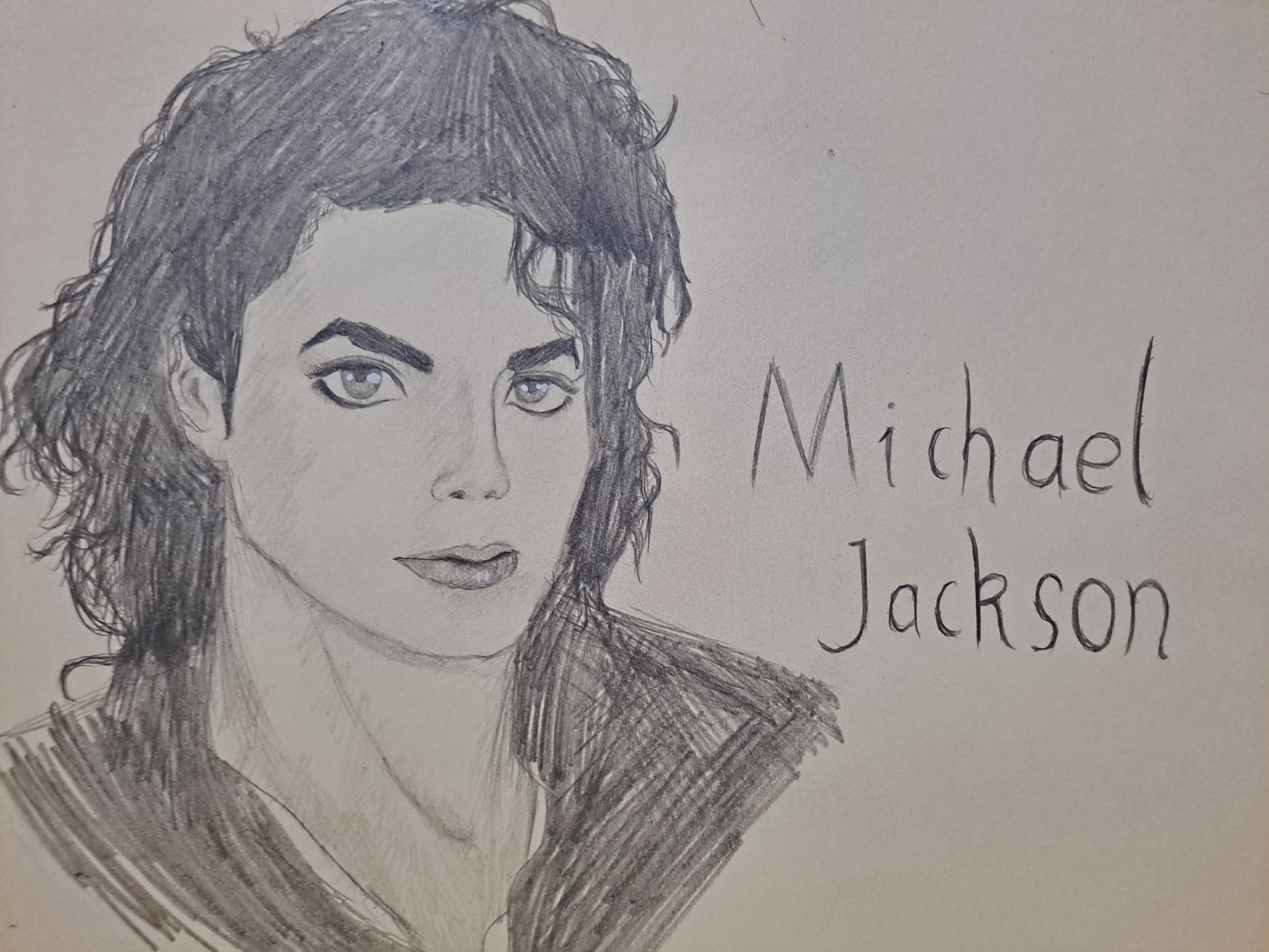 画一个michael jackson [doge]#michael jackson##迈克尔杰克逊##绘画