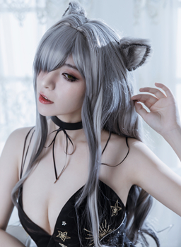 冥戏_CatN明日方舟黑Cosplay