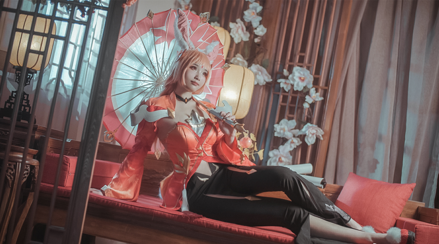 玥颜Queen王者荣耀公孙离原皮Cosplay7