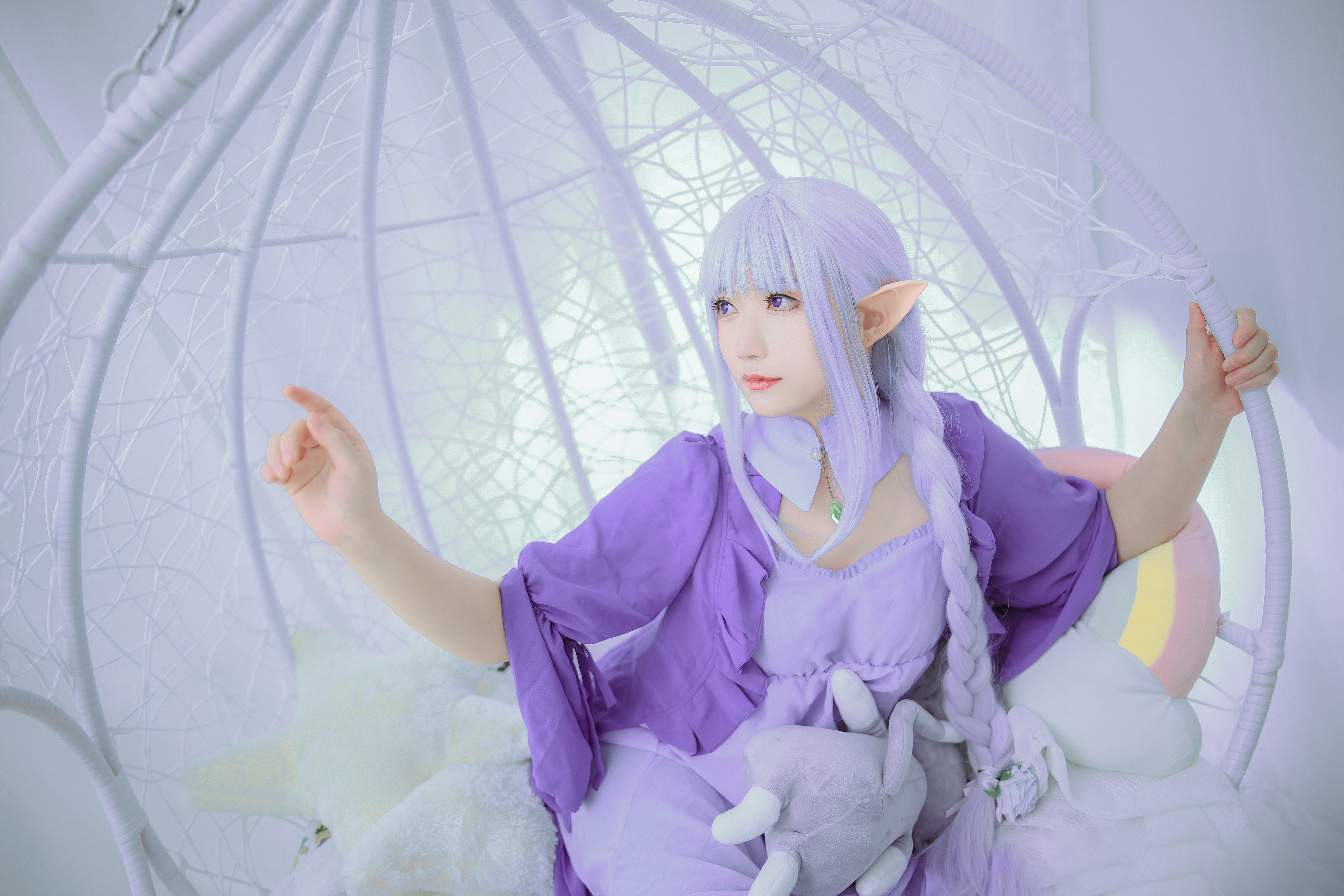 一只郁_可爱_凛RE从零开始的异世界生活爱蜜莉雅CosPlay7