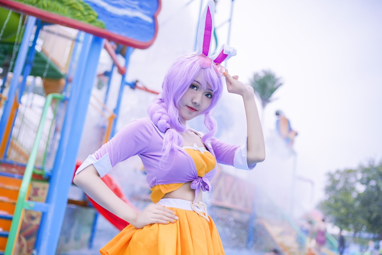 叶唯唯公孙离蜜橘之夏泳装cosplay5