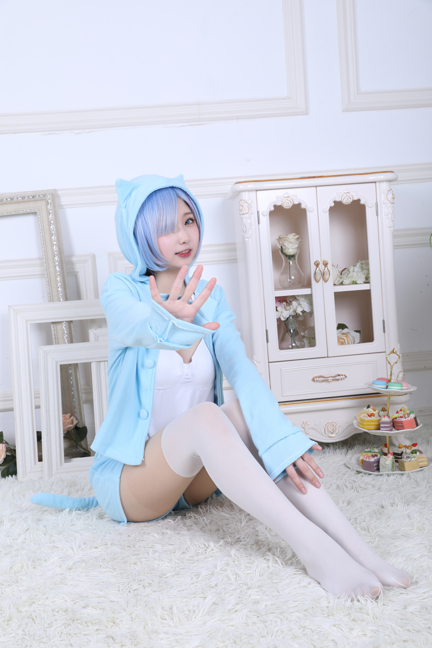 橙喵re从零开始的异世界生活蕾姆CosPlay4