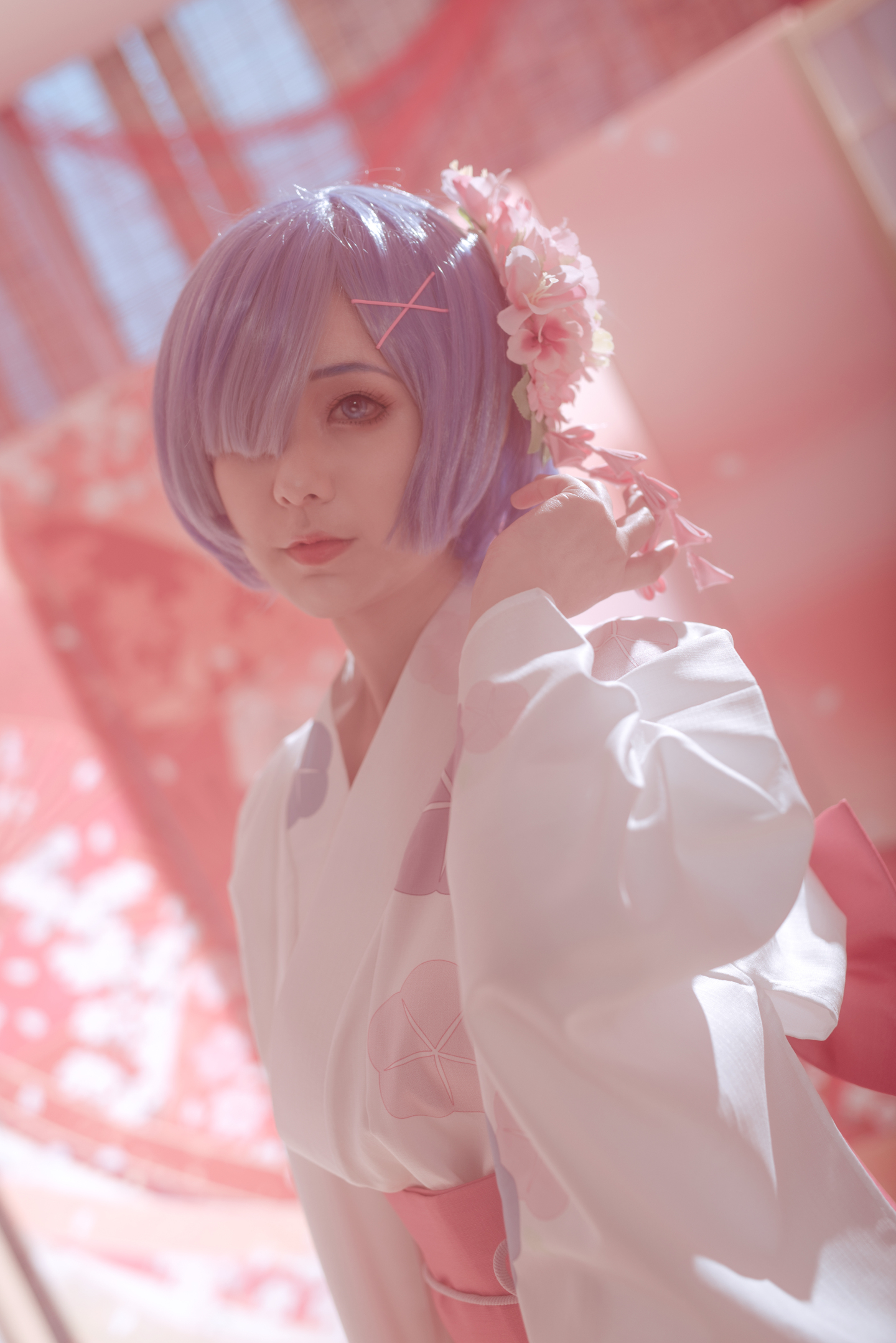 萧筱雷姆浴衣CosPlay8