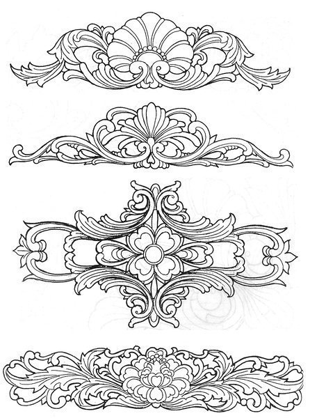 一组花纹图案素材,有需要的小画家赶紧码住吧~  左上角关注原画人