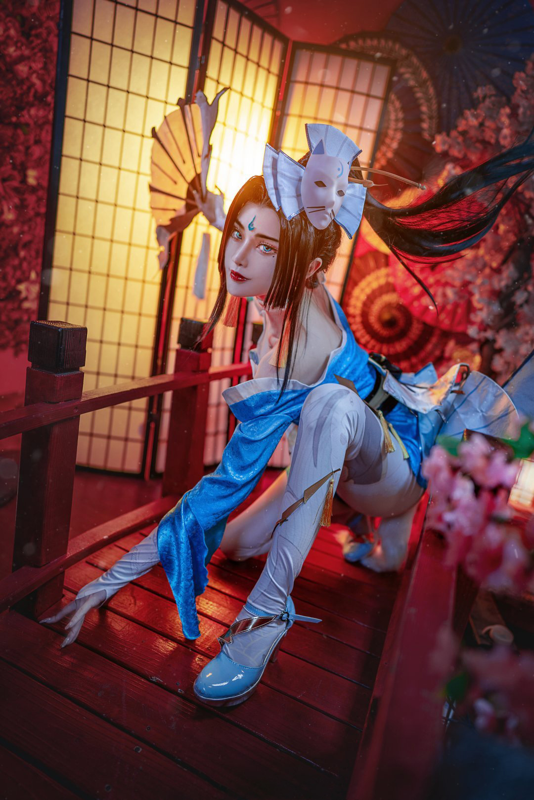 露兒大魔王王者荣耀不知火舞魅语CosPlay9